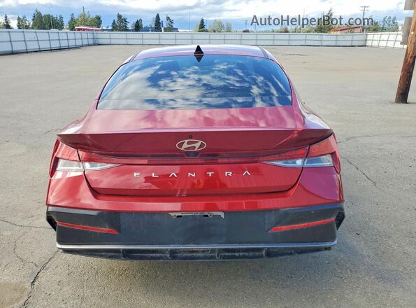 KMHLS4DG3RU674750 2024 HYUNDAI ELANTRA Red Вид ззаду