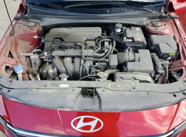 KMHLS4DG3RU674750 2024 HYUNDAI ELANTRA Red Вид задньої частини салону