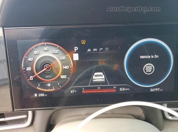 KMHLS4DG3RU674750 2024 HYUNDAI ELANTRA Red Вид щитка приладів
