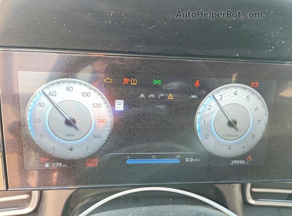 KMHLS4DG3SU017257 2025 HYUNDAI ELANTRA Gray ხელსაწყოთა პანელის ხედი