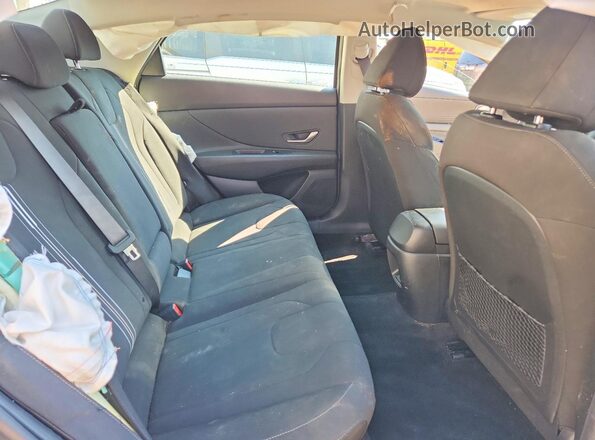 KMHLS4DG3SU017257 2025 HYUNDAI ELANTRA Gray უკანა სავარძლების ხედი