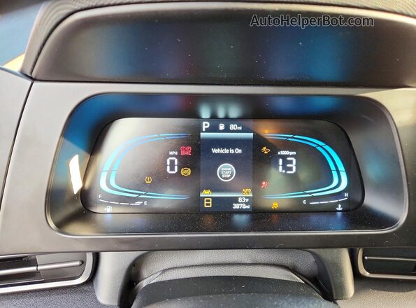 KMHLS4DG3TU106344 2026 HYUNDAI ELANTRA Black Vista del cuadro de instrumentos