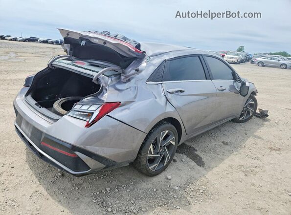 KMHLS4DG4SU853465 2025 HYUNDAI ELANTRA Серебряный Задняя правая четверть