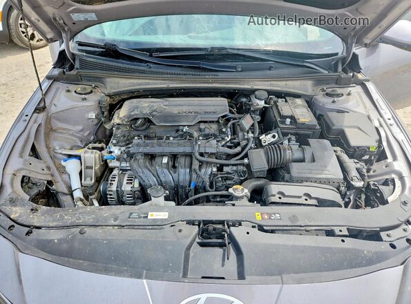 KMHLS4DG4SU853465 2025 HYUNDAI ELANTRA Серебряный Вид задней части салона