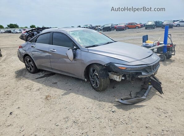 KMHLS4DG4SU853465 2025 HYUNDAI ELANTRA Серебряный Передняя правая четверть