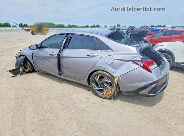 KMHLS4DG4SU853465 2025 HYUNDAI ELANTRA Серебряный Задняя левая четверть
