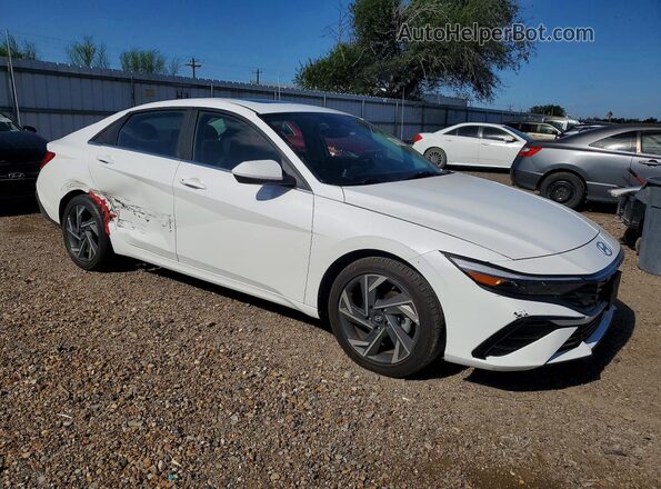 KMHLS4DG5RU700197 2024 HYUNDAI ELANTRA White Передня права чверть