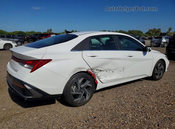 KMHLS4DG5RU700197 2024 HYUNDAI ELANTRA White Задня права чверть