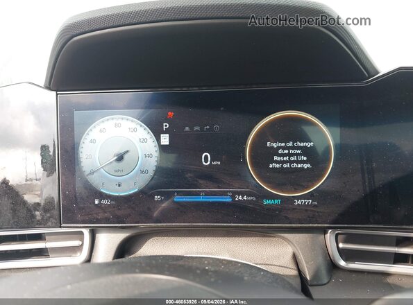 KMHLS4DG6SU035929 2025 HYUNDAI ELANTRA Gray უკანა სავარძლების ხედი