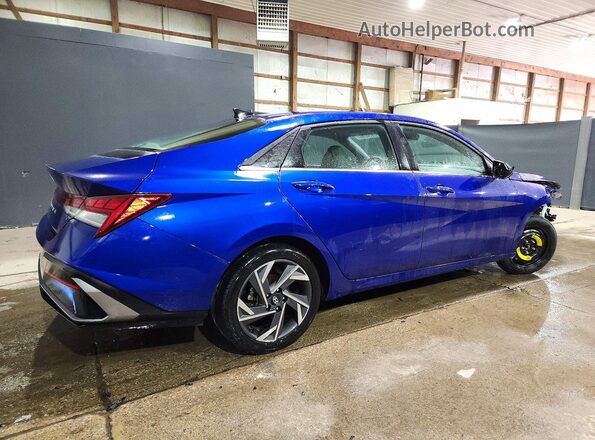 KMHLS4DG6SU862488 2025 HYUNDAI ELANTRA Blue Задня права чверть