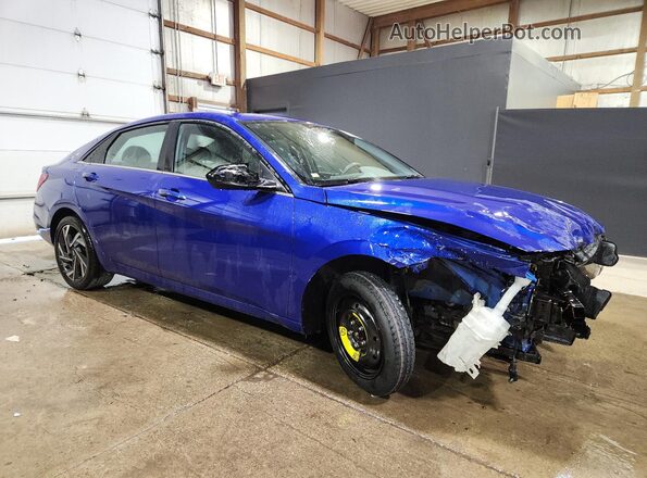KMHLS4DG6SU862488 2025 HYUNDAI ELANTRA Blue 