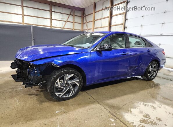KMHLS4DG6SU862488 2025 HYUNDAI ELANTRA Blue 