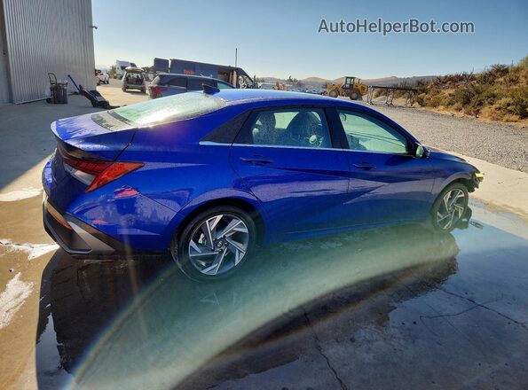 KMHLS4DG7SU033185 2025 HYUNDAI ELANTRA Blue Rear right