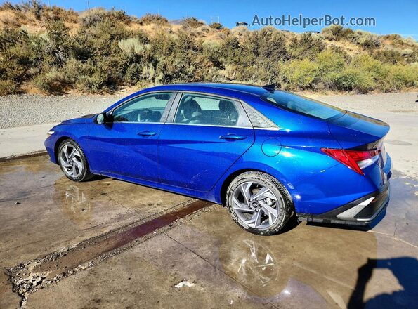 KMHLS4DG7SU033185 2025 HYUNDAI ELANTRA Blue Rear left