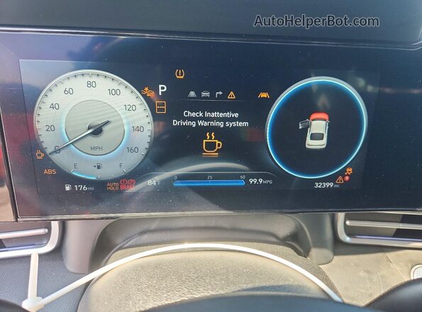 KMHLS4DG7SU971557 2025 HYUNDAI ELANTRA Silver Vista del cuadro de instrumentos