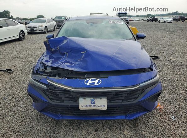 KMHLS4DG8RU743075 2024 HYUNDAI ELANTRA Blue Դիմացի տեսք