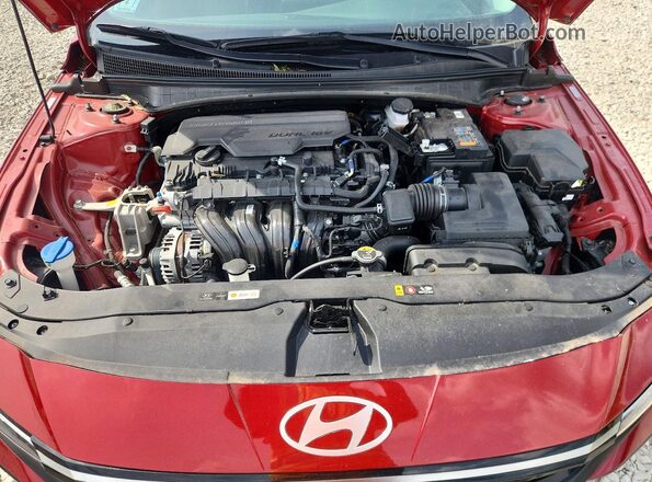 KMHLS4DG8RU771877 2024 HYUNDAI ELANTRA Red Սալոնի հետևի տեսք