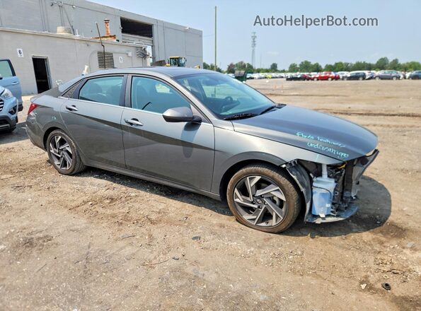 KMHLS4DG8SU909021 2025 HYUNDAI ELANTRA Gray Передня права чверть