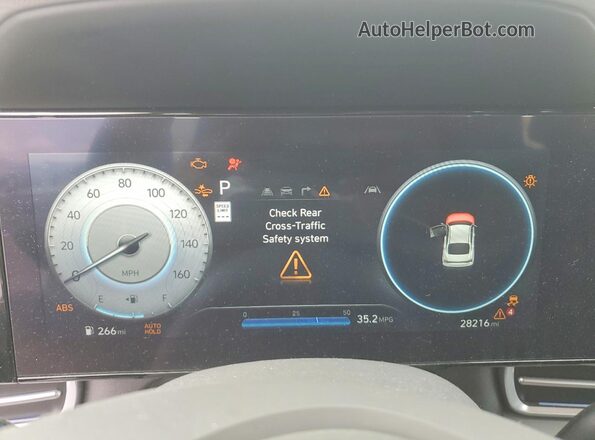 KMHLS4DG9RU688233 2024 HYUNDAI ELANTRA Silver Instrument cluster view