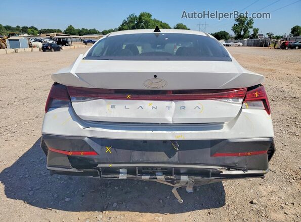KMHLS4DGXSU046075 2025 HYUNDAI ELANTRA White Вид ззаду