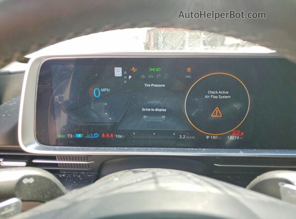 KMHM24AA9SA103436 2025 HYUNDAI IONIQ White Instrument cluster view