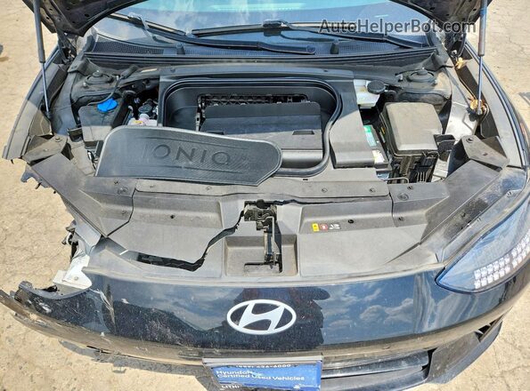 KMHM34AAXPA034003 2023 HYUNDAI IONIQ Black Widok wnętrza z tyłu