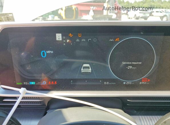 KMHM54AC3PA025591 2023 HYUNDAI IONIQ Gray Vista del cuadro de instrumentos