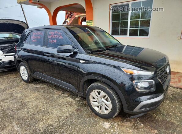 KMHRB8A34LU031205 2020 HYUNDAI VENUE Black წინა მარჯვენა