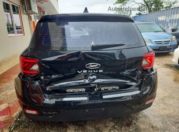 KMHRB8A34LU031205 2020 HYUNDAI VENUE Black უკანა ხედი