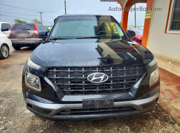 KMHRB8A34LU031205 2020 HYUNDAI VENUE Black წინა ხედი