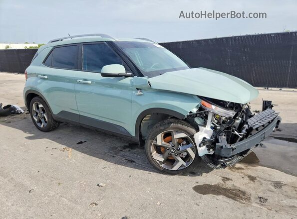 KMHRC8A31TU445040 2026 HYUNDAI VENUE Turquoise Front right