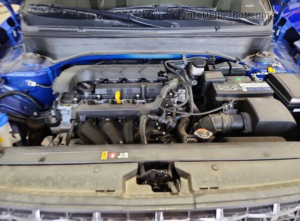 KMHRC8A33SU365656 2025 HYUNDAI VENUE Blue ძრავის განყოფილების ხედი