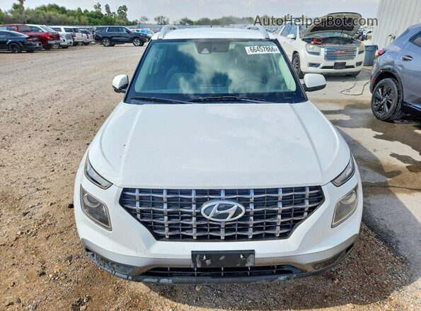KMHRC8A34LU028947 2020 HYUNDAI VENUE White წინა ხედი