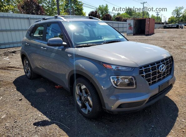 KMHRC8A35MU100126 2021 HYUNDAI VENUE Gray Przód prawy