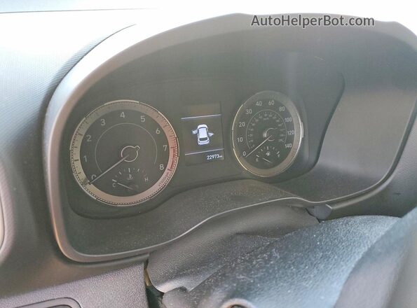KMHRC8A35MU100126 2021 HYUNDAI VENUE Gray Widok zestawu wskaźników