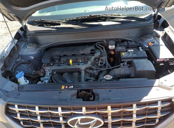 KMHRC8A35MU100126 2021 HYUNDAI VENUE Gray Widok komory silnika