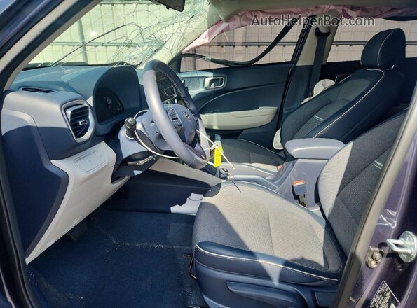 KMHRC8A35PU268157 2023 HYUNDAI VENUE Gray Widok wnętrza z przodu