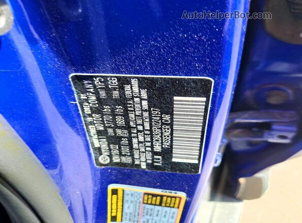 KMHRC8A36PU224197 2023 HYUNDAI VENUE Синий Вид наклейки с VIN-кодом