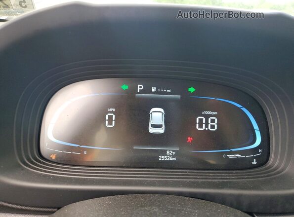 KMHRC8A37SU388065 2025 HYUNDAI VENUE Silver ხელსაწყოთა პანელის ხედი