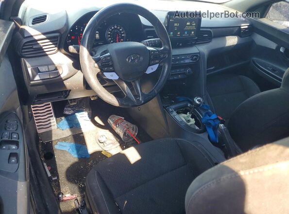 KMHT36AH6LU007572 2020 HYUNDAI VELOSTER Blue Dashboard view