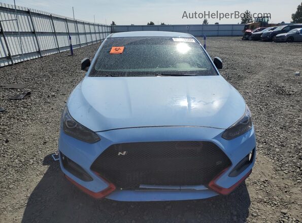 KMHT36AH6LU007572 2020 HYUNDAI VELOSTER Blue VIN sticker view
