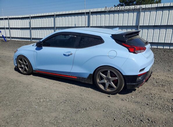 KMHT36AH6LU007572 2020 HYUNDAI VELOSTER Blue Rear left