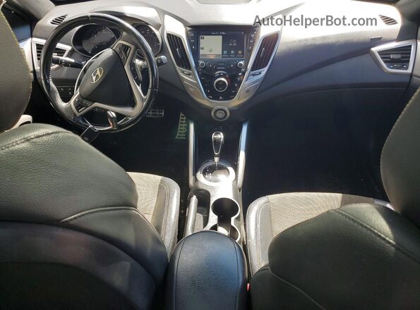 KMHTC6AD1GU250791 2016 HYUNDAI VELOSTER Серый Вид панели приборов