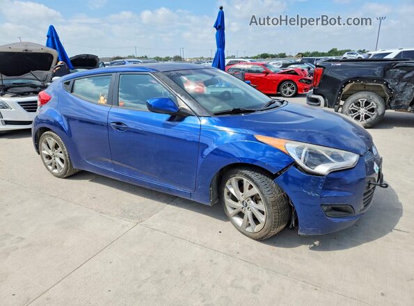 KMHTC6AD1GU278087 2016 HYUNDAI VELOSTER Синий Передняя правая четверть