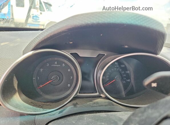 KMHTC6AD1GU278087 2016 HYUNDAI VELOSTER Синий Вид щитка приборов