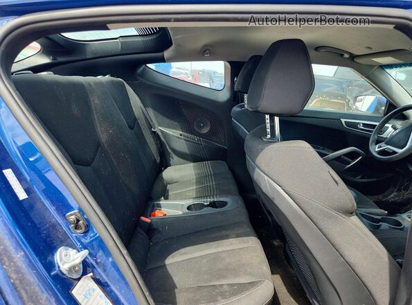 KMHTC6AD1GU278087 2016 HYUNDAI VELOSTER Синий Вид задних сидений