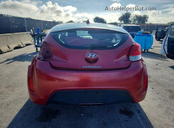 KMHTC6AD2GU292452 2016 HYUNDAI VELOSTER Красный Вид сзади