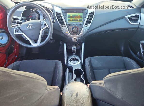 KMHTC6AD2GU292452 2016 HYUNDAI VELOSTER Красный Вид панели приборов