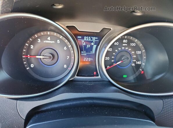 KMHTC6AD2GU292452 2016 HYUNDAI VELOSTER Красный Вид щитка приборов