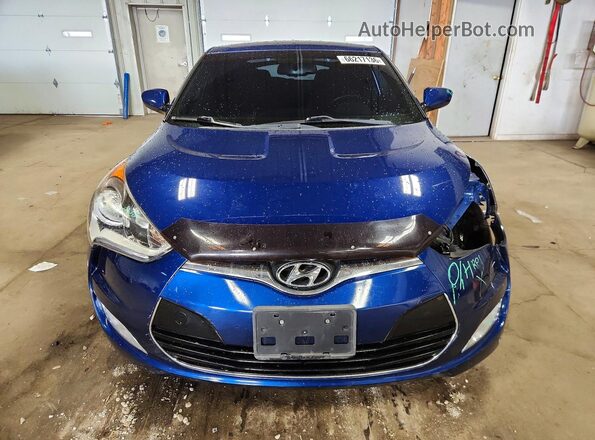 KMHTC6AD7HU324359 2017 HYUNDAI VELOSTER Синий Вид спереди